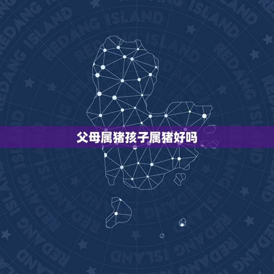 父母属猪孩子属猪好吗，属猪几月生是一等命