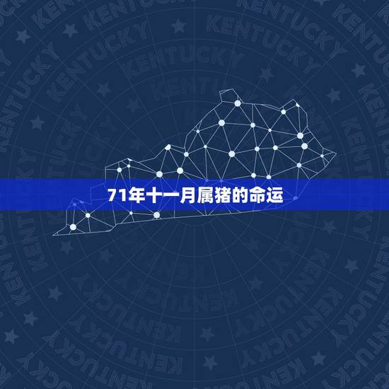 71年十一月属猪的命运,1971年属猪的人是什么命 71年十一月属猪的命运,1971年属猪的人是什么命