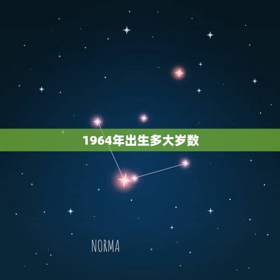 1964年出生多大岁数,1964年属什么生肖 1964年出生多大岁数,1964年属什么生肖