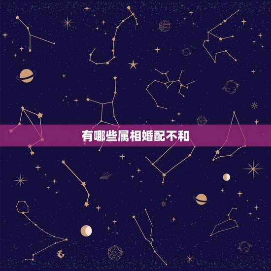 有哪些属相婚配不和,哪些属相婚配不幸福 有哪些属相婚配不和,哪些属相婚配不幸福