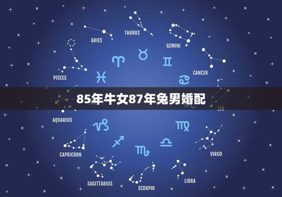 85年牛女87年兔男婚配,1985年属牛的女和1987年属兔的男怎么样 85年牛女87年兔男婚配,1985年属牛的女和1987年属兔的男怎么样