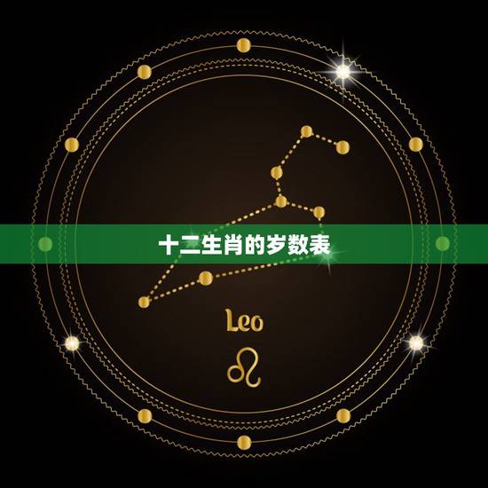 十二生肖的岁数表,十二生肖年龄表格岁数 十二生肖的岁数表,十二生肖年龄表格岁数