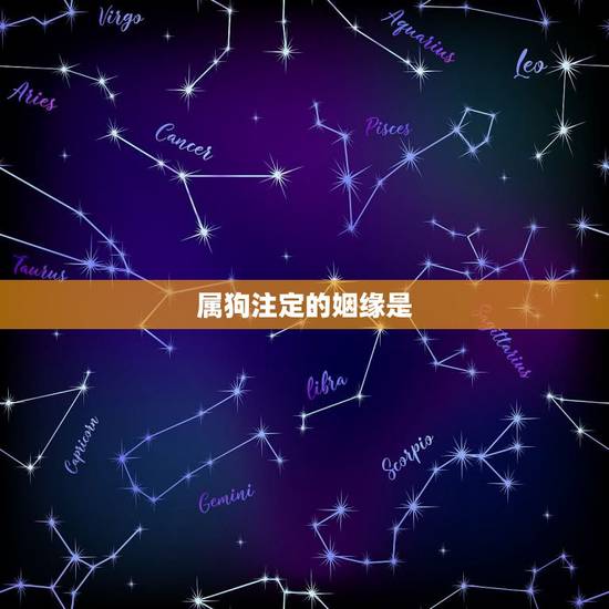属狗注定的姻缘是,周易八字免费测算 属狗注定的姻缘是,周易八字免费测算