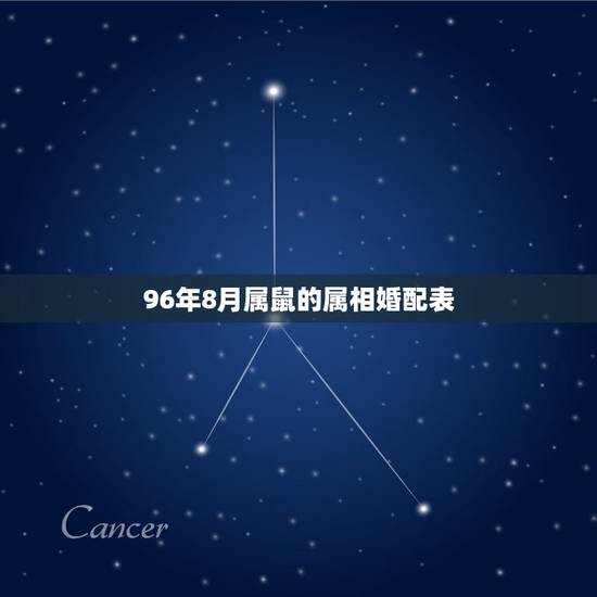 96年8月属鼠的属相婚配表,1996年属鼠2021年运势及运程 96年8月属鼠的属相婚配表,1996年属鼠2021年运势及运程