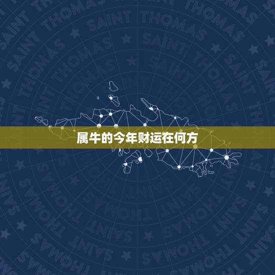 属牛的今年财运在何方，属牛的今年财运如何