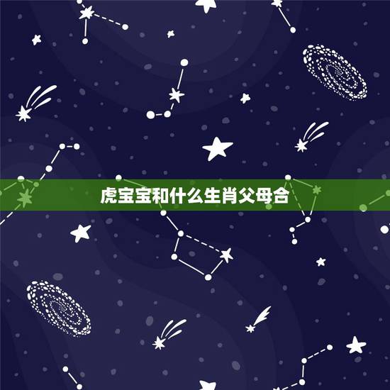 虎宝宝和什么生肖父母合，父母与子女属相相合？