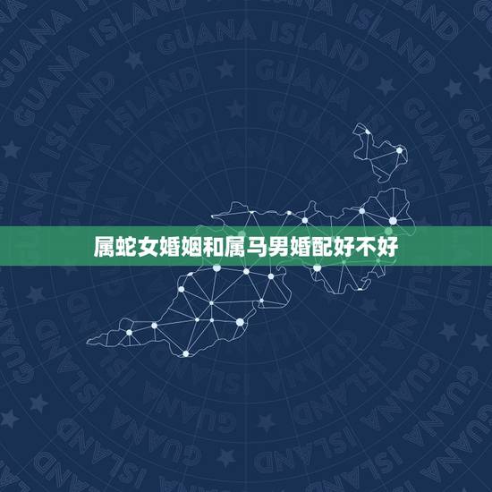 属蛇女婚姻和属马男婚配好不好,属蛇女和属马男合吗? 属蛇女婚姻和属马男婚配好不好,属蛇女和属马男合吗?