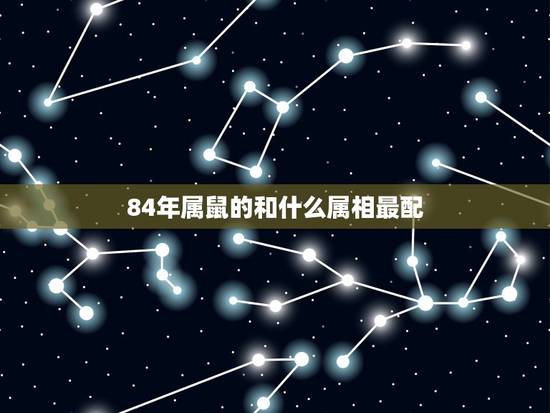 84年属鼠的和什么属相最配,84年属鼠的适合配什么生肖好 84年属鼠的和什么属相最配,84年属鼠的适合配什么生肖好