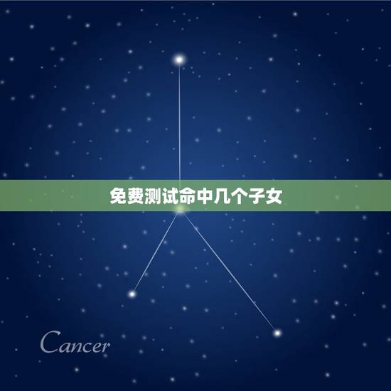 免费测试命中几个子女，可以免费算命算出我的未来一生有几个子女啊