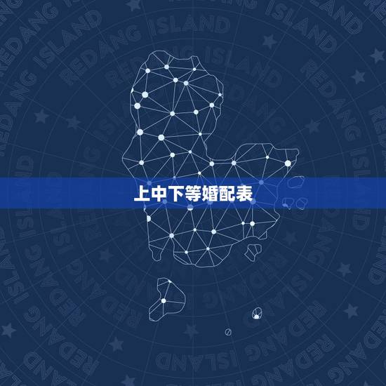 上中下等婚配表,上中下婚是怎么算的 上中下等婚配表,上中下婚是怎么算的