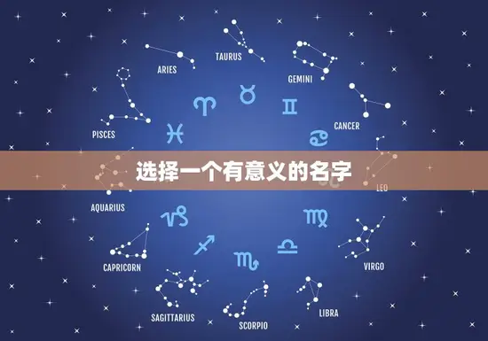 选择一个有意义的名字