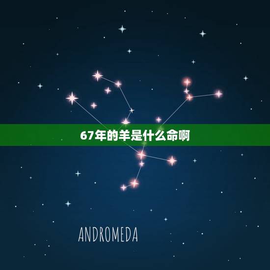67年的羊是什么命啊,2003年属羊的是什么命 67年的羊是什么命啊,2003年属羊的是什么命