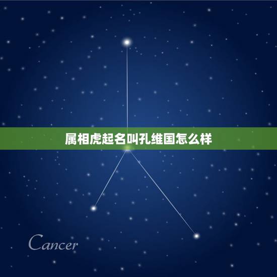 属相虎起名叫孔维国怎么样，属虎的起名不宜用什么字·宜用什么字？