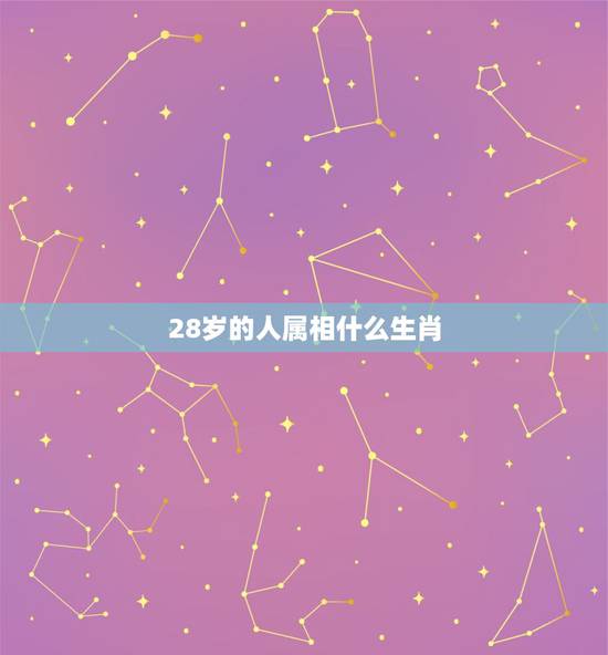 28岁的人属相什么生肖,28岁属什么生肖 28岁的人属相什么生肖,28岁属什么生肖