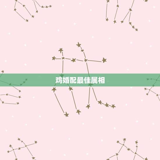 鸡婚配最佳属相,属鸡最佳配对属相是什么 鸡婚配最佳属相,属鸡最佳配对属相是什么