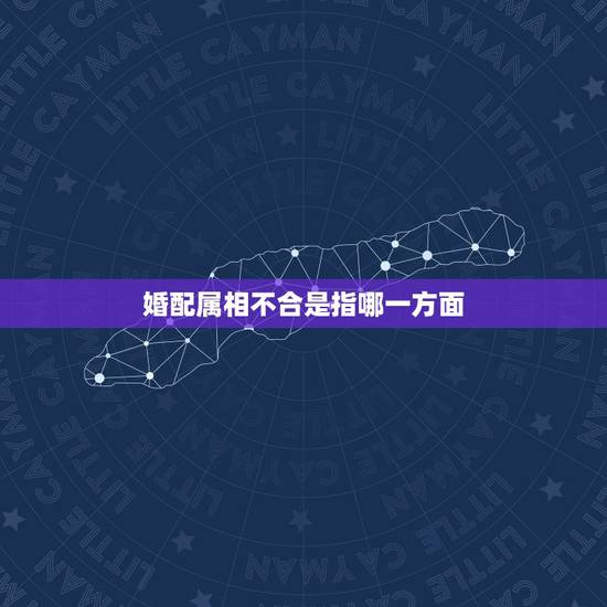 婚配属相不合是指哪一方面，婚姻属相不合口诀