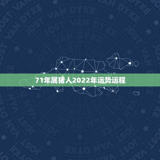 71年属猪人2022年运势运程，1971年属猪男2022年全年运势