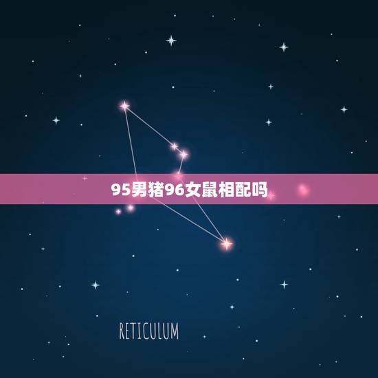 95男猪96女鼠相配吗，1995女和1996男相克吗
