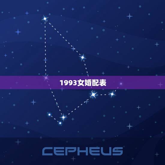 1993女婚配表，1993年女鸡年最佳配偶