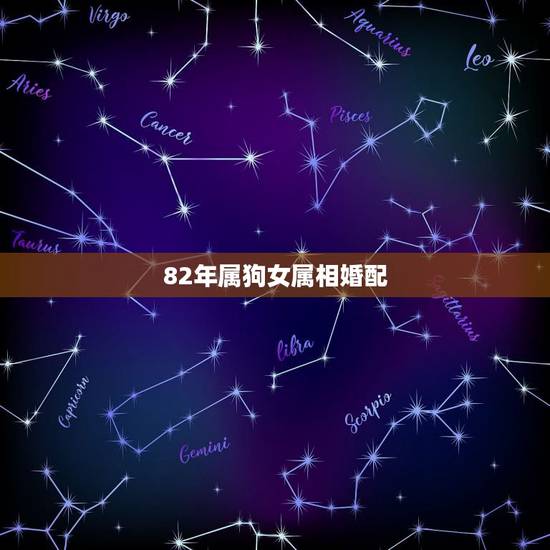 82年属狗女属相婚配，82属狗一生有几次婚姻