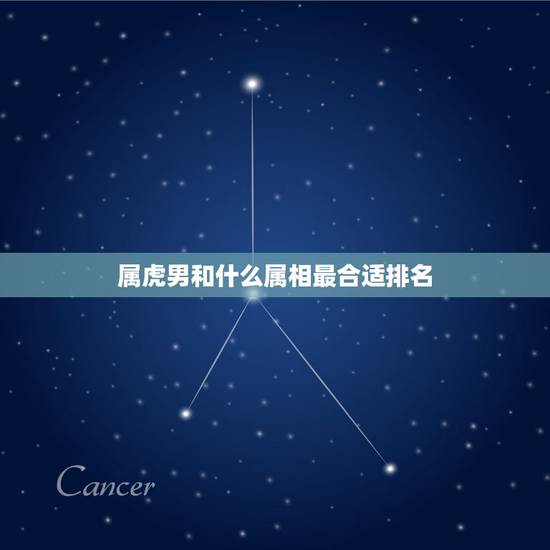 属虎男和什么属相最合适排名，属虎和什么属相最配