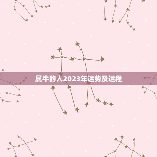 属牛的人2023年运势及运程 85年属牛人最穷不过36岁