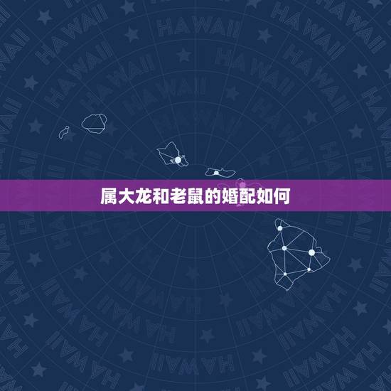 属大龙和老鼠的婚配如何，属鼠男生和属龙女生婚姻配吗