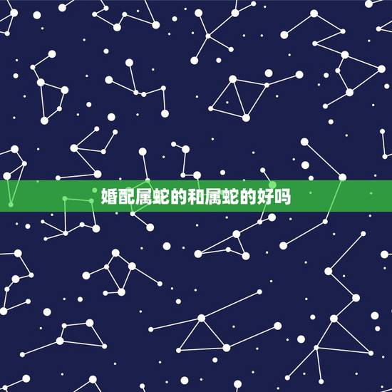 婚配属蛇的和属蛇的好吗,八字合婚属蛇与属蛇相配吗 婚配属蛇的和属蛇的好吗,八字合婚属蛇与属蛇相配吗