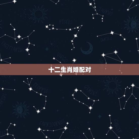 十二生肖婚配对,十二生肖配对什么是相冲 十二生肖婚配对,十二生肖配对什么是相冲