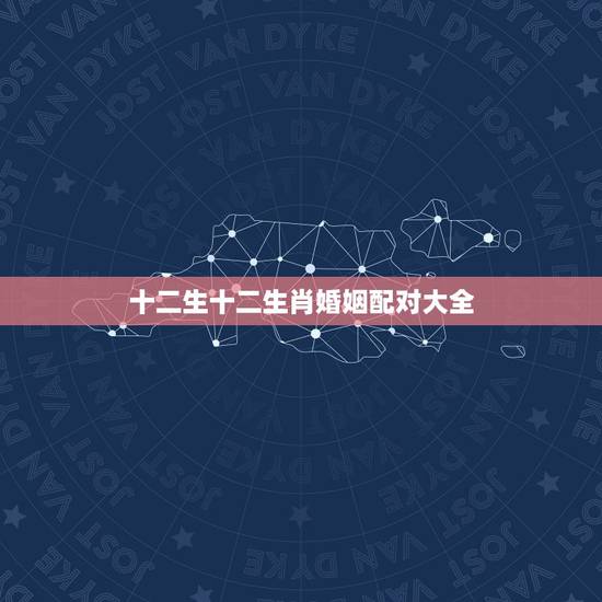 十二生十二生肖婚姻配对大全，十二生肖中最合适的结婚配对都有哪些