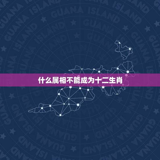 什么属相不能成为十二生肖，什么属相的不能在一起？
