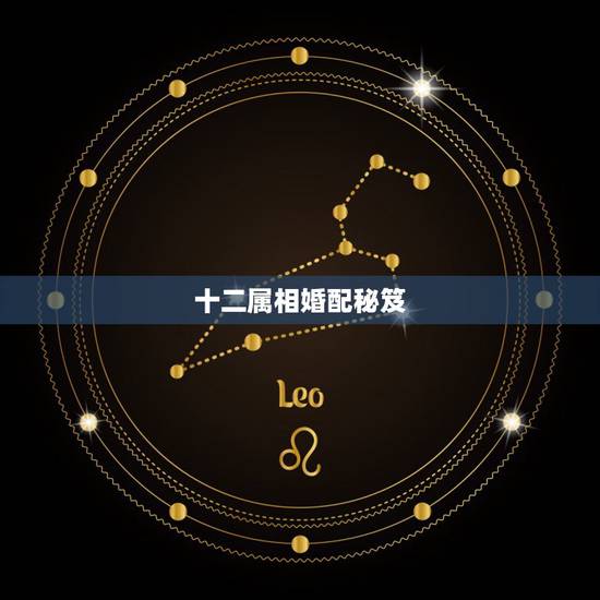 十二属相婚配秘笈，生肖配对