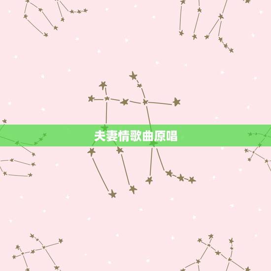 夫妻情歌曲原唱，歌曲闫维文母亲