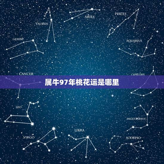 属牛97年桃花运是哪里,属牛女应该嫁哪个方向 属牛97年桃花运是哪里,属牛女应该嫁哪个方向