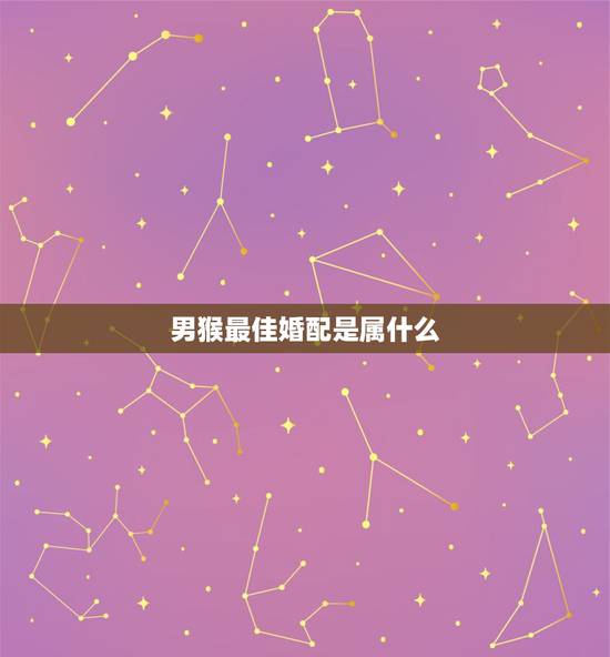 男猴最佳婚配是属什么，属猴的属相婚配表