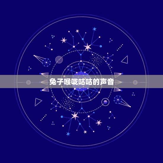 兔子喉咙咕咕的声音,兔子喉咙呼噜声 兔子喉咙咕咕的声音,兔子喉咙呼噜声
