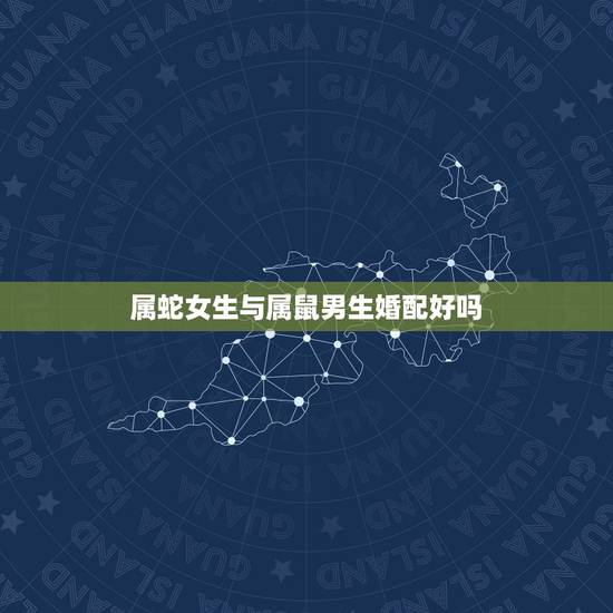 属蛇女生与属鼠男生婚配好吗，属蛇的男生能和属鼠的女生在一起吗？