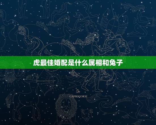 虎最佳婚配是什么属相和兔子,虎肖相配那几生肖最好 和属兔的生肖相配会怎 虎最佳婚配是什么属相和兔子,虎肖相配那几生肖最好 和属兔的生肖相配会怎