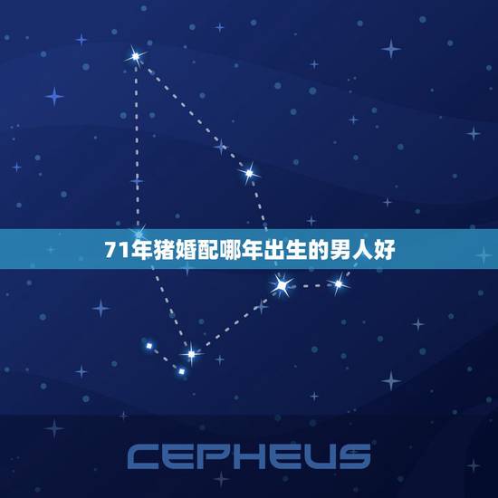 71年猪婚配哪年出生的男人好，1971年属猪的男人找什么样属相的女人相