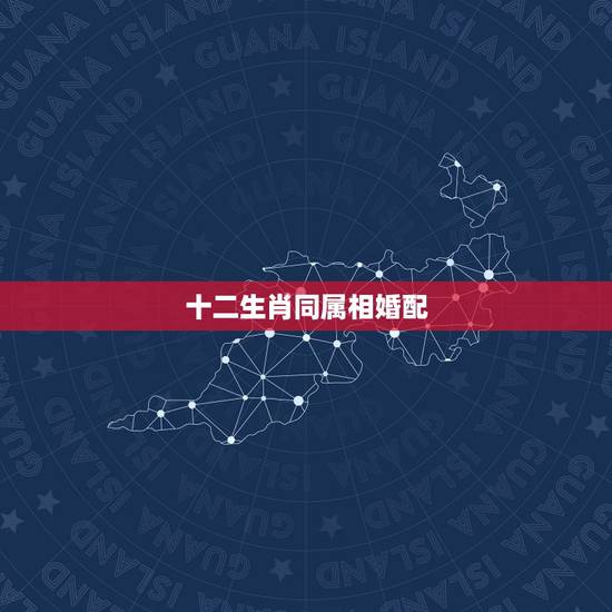 十二生肖同属相婚配，相同属相的两个人能结婚吗