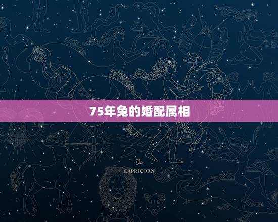 75年兔的婚配属相,属兔的属相婚配大全75年属兔的属相婚配 75年兔的婚配属相,属兔的属相婚配大全75年属兔的属相婚配