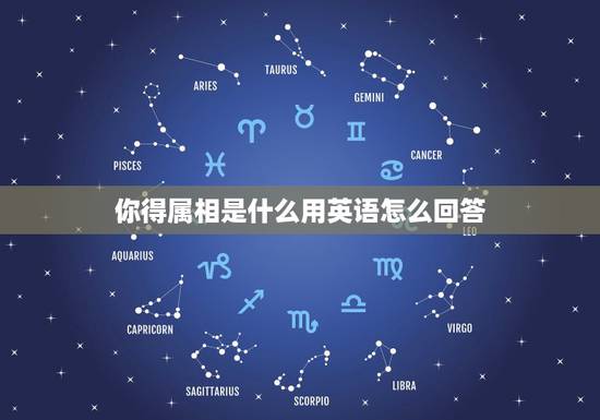 你得属相是什么用英语怎么回答，你的属相是什么？你的特点又是什么？用英语