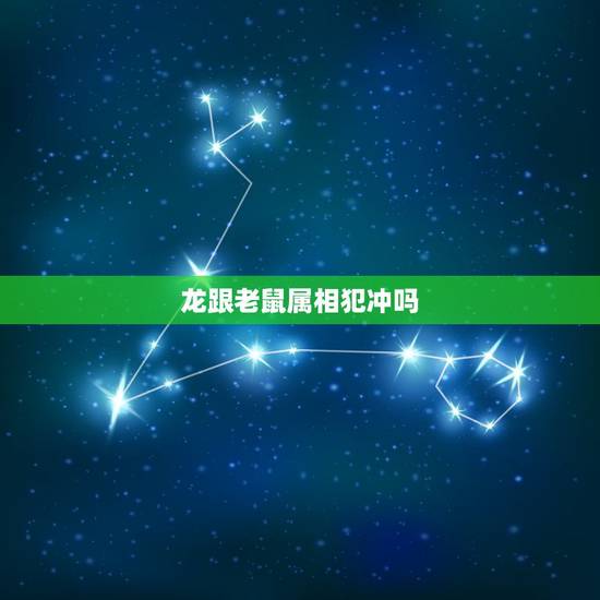 龙跟老鼠属相犯冲吗，属鼠的和属龙的犯冲吗