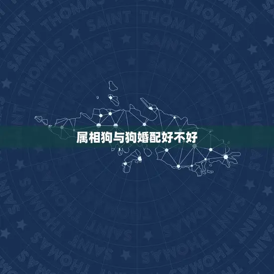 属相狗与狗婚配好不好