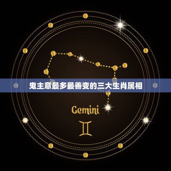 鬼主意最多最善变的三大生肖属相，12生肖里最善变的动物是什么？