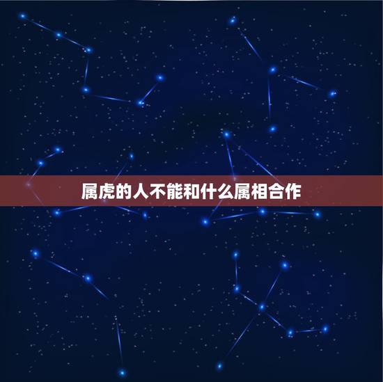 属虎的人不能和什么属相合作，属虎的人和什么属相人合作最好？和什么属相合