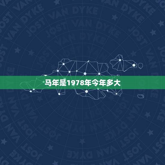 马年是1978年今年多大,属马的今年多大岁数 马年是1978年今年多大,属马的今年多大岁数