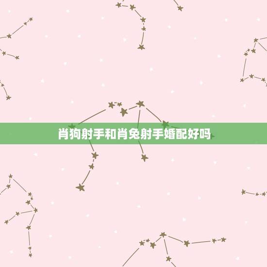 肖狗射手和肖兔射手婚配好吗,属狗的射手座和什么生肖星座最配 肖狗射手和肖兔射手婚配好吗,属狗的射手座和什么生肖星座最配