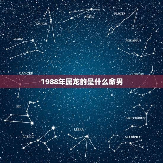 1988年属龙的是什么命男,88年属龙是什么命 1988年属龙的是什么命男,88年属龙是什么命