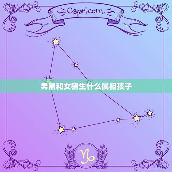 男鼠和女猪生什么属相孩子，男的属鼠女的属猪宜生什么属相孩子